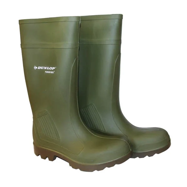 Men's slip - resistant work & safety boots for oily surfacesDunlop Purofort Green Polyurethane Boots | 14" Men's slip - resistant work & safety boots for oily surfacesDunlop Purofort Green Polyurethane Boots | 14"