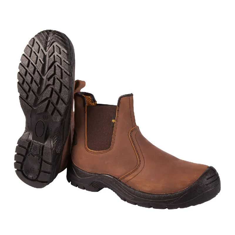 Men's work & safety boots with a quick - lace system for easy on and offWestaro Dealer Brown Safety Boots Men's work & safety boots with a quick - lace system for easy on and offWestaro Dealer Brown Safety Boots