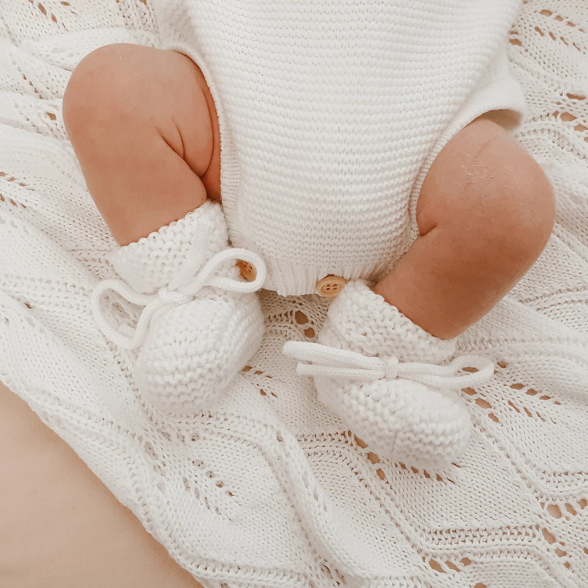 Men's narrow - toe box booties for a snug fitBlossom & Pear Mini Knit Booties - Milk Men's narrow - toe box booties for a snug fitBlossom & Pear Mini Knit Booties - Milk