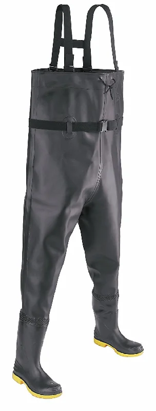 Men's work & safety boots with a durable rubber outsole for traction on rough terrainWaterproof Chest Waders | Oil & Grease Resistant | Steel Toe Men's work & safety boots with a durable rubber outsole for traction on rough terrainWaterproof Chest Waders | Oil & Grease Resistant | Steel Toe
