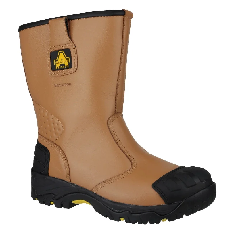 Men's work & safety boots with a moisture - wicking lining for dry feetAmblers FS143 Safety Rigger Boots Men's work & safety boots with a moisture - wicking lining for dry feetAmblers FS143 Safety Rigger Boots