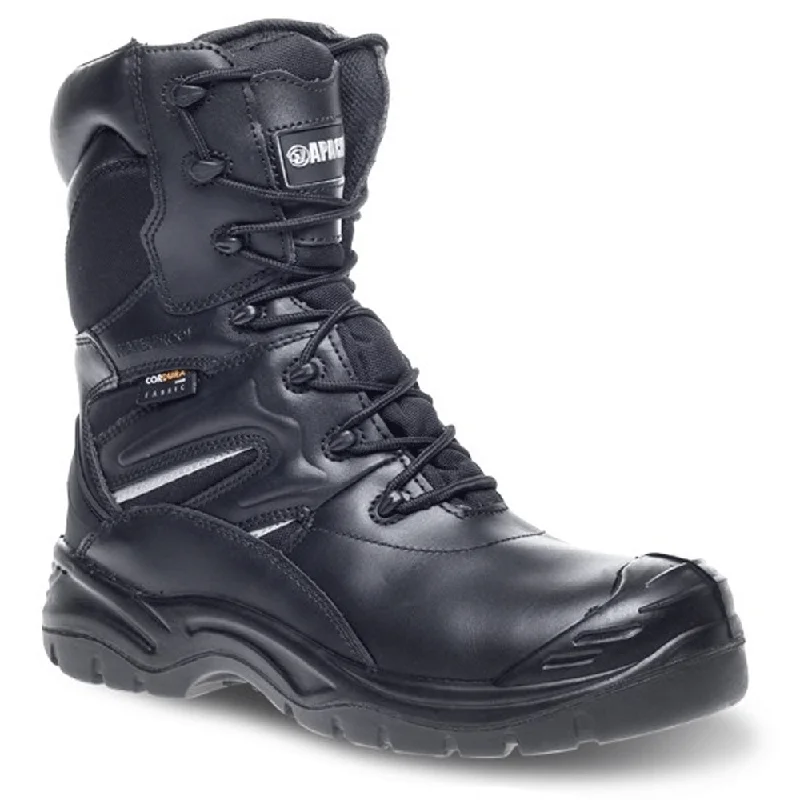 Men's work & safety boots with a quick - lace system for easy on and offApache Combat Waterproof Boot Men's work & safety boots with a quick - lace system for easy on and offApache Combat Waterproof Boot