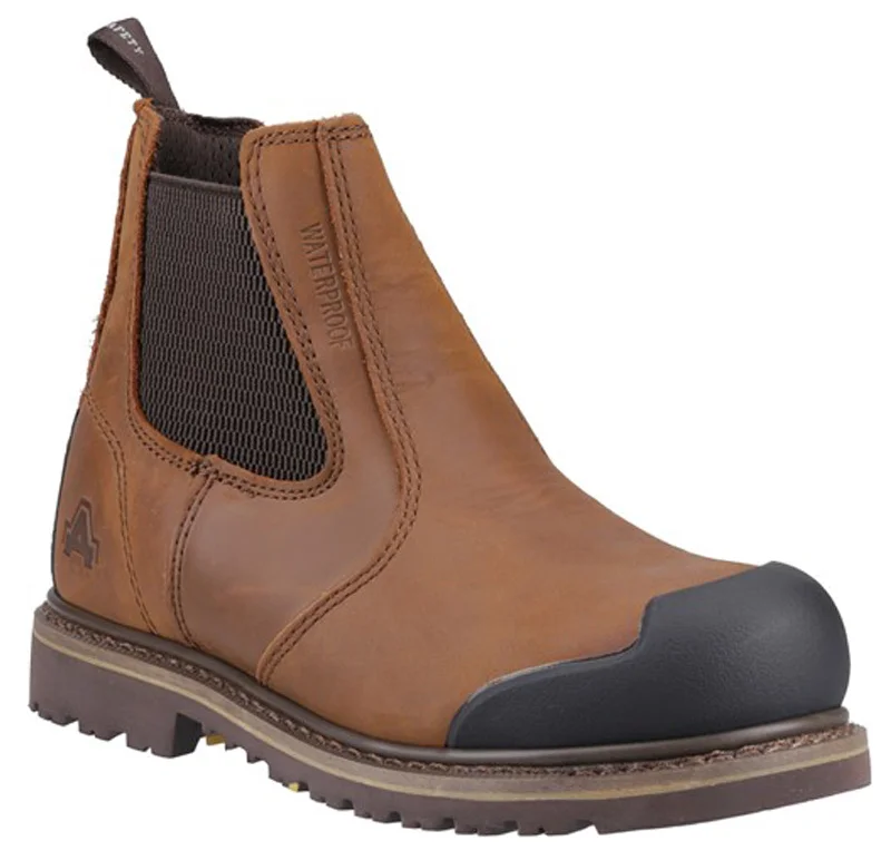 Men's breathable mesh - lined work & safety boots for hot weatherAmblers FS225 Safety Boots Men's breathable mesh - lined work & safety boots for hot weatherAmblers FS225 Safety Boots