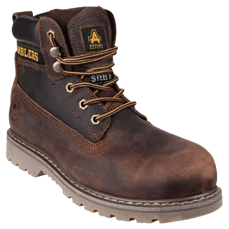 Men's carbon fiber toe work & safety boots for lightweight protectionAmblers FS164 Safety Boots Men's carbon fiber toe work & safety boots for lightweight protectionAmblers FS164 Safety Boots