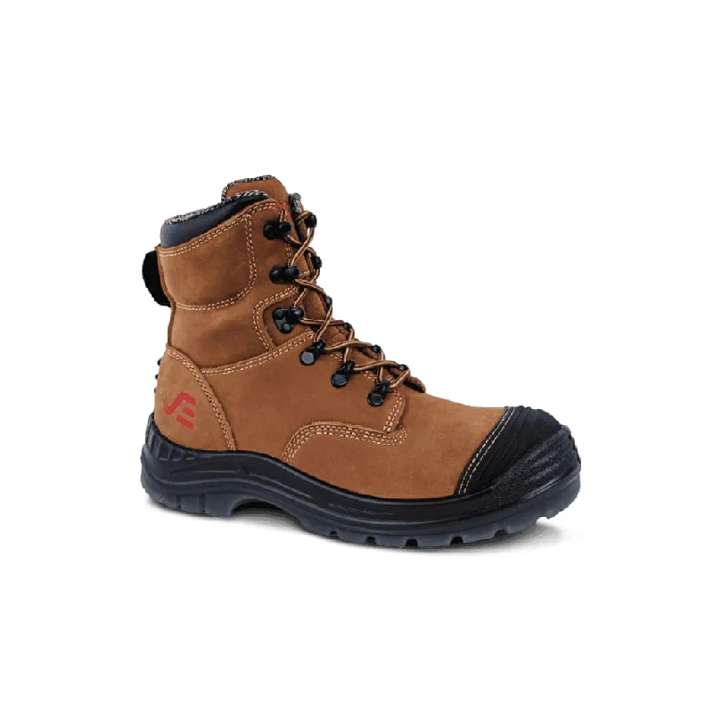 Men's work & safety boots with a cushioned midsole for comfortBrawn Safety Work Boots Dark Brown Men's work & safety boots with a cushioned midsole for comfortBrawn Safety Work Boots Dark Brown