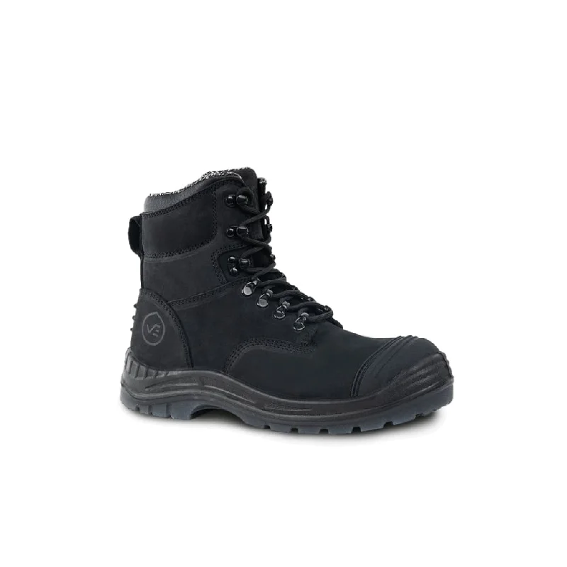 Men's work & safety boots with a reinforced heel counter for stabilityBrawn Safety Work Boots Black Men's work & safety boots with a reinforced heel counter for stabilityBrawn Safety Work Boots Black