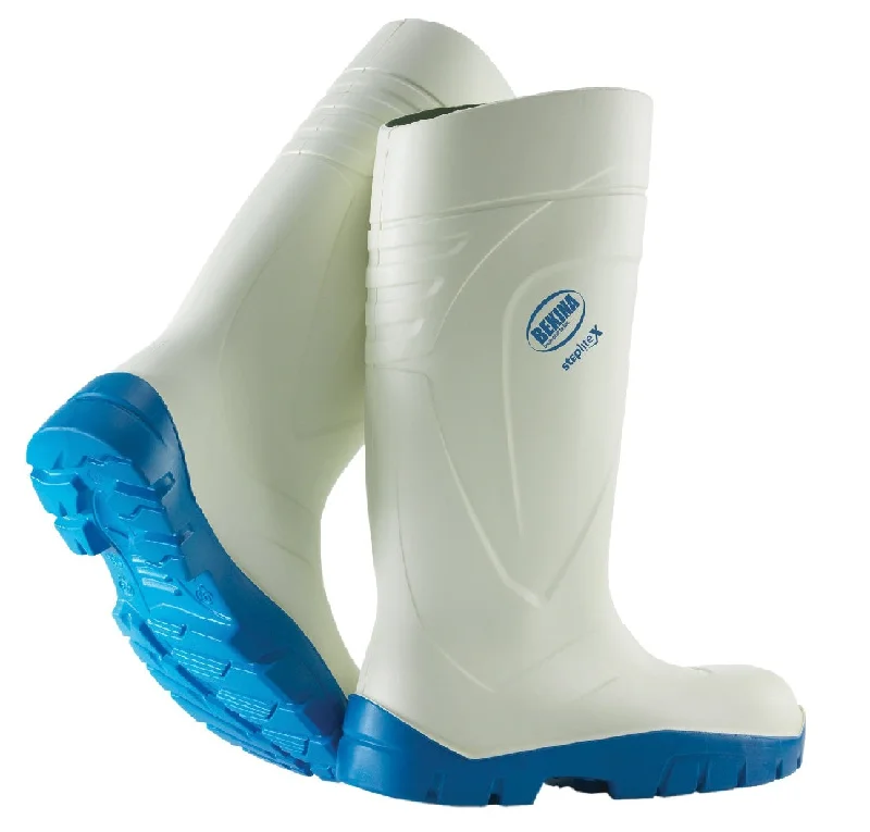 Men's non - metallic work & safety boots for airport security jobsBekina® StepliteX Safety Polyurethane White Boots Men's non - metallic work & safety boots for airport security jobsBekina® StepliteX Safety Polyurethane White Boots