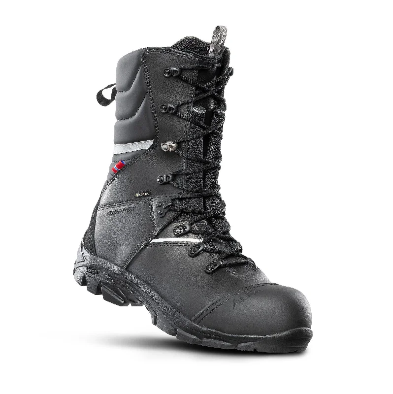 Men's work & safety boots with a quick - lace system for easy on and off716 377 110 VOLLEN SAFETY GTX - High safety boot - BLACK Men's work & safety boots with a quick - lace system for easy on and off716 377 110 VOLLEN SAFETY GTX - High safety boot - BLACK