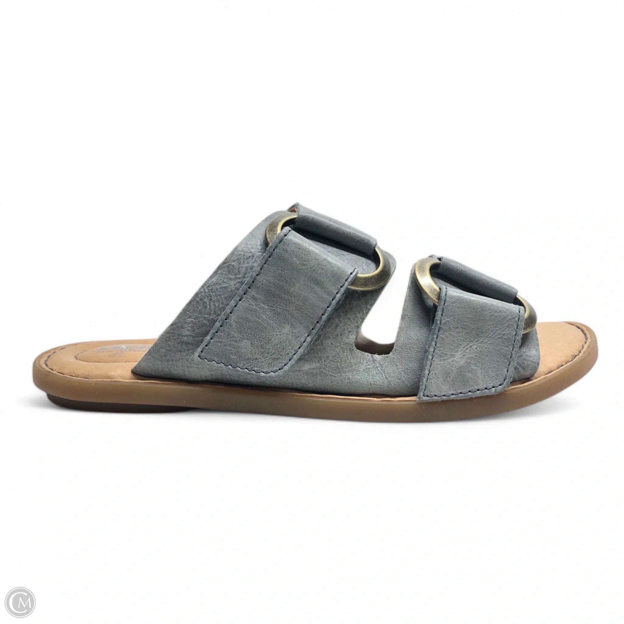 Men's sandals with a cushioned footbed Men's sandals with a cushioned footbed Sandals Flats By Born In Grey & Tan, Size: 6 Men's sandals with a cushioned footbed Men's sandals with a cushioned footbed Sandals Flats By Born In Grey & Tan, Size: 6