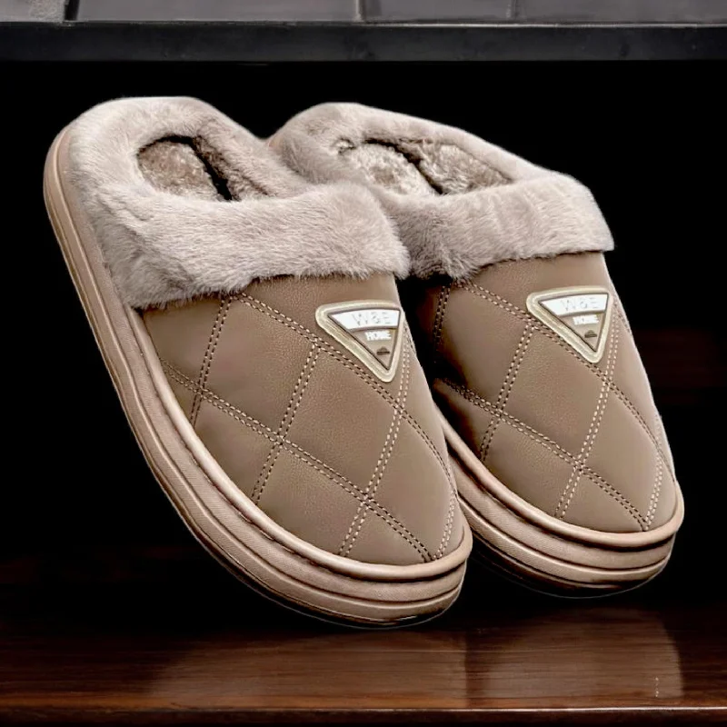 Men's slippers with a memory foam insole M0420 half shoes