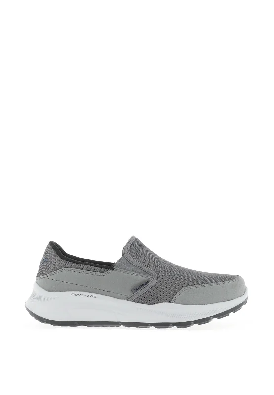 Men's casual shoes with a geometric pattern Skechers Equaliser 5.0 Persistable Slip-On Trainers, Charcoal Men's casual shoes with a geometric pattern Skechers Equaliser 5.0 Persistable Slip-On Trainers, Charcoal