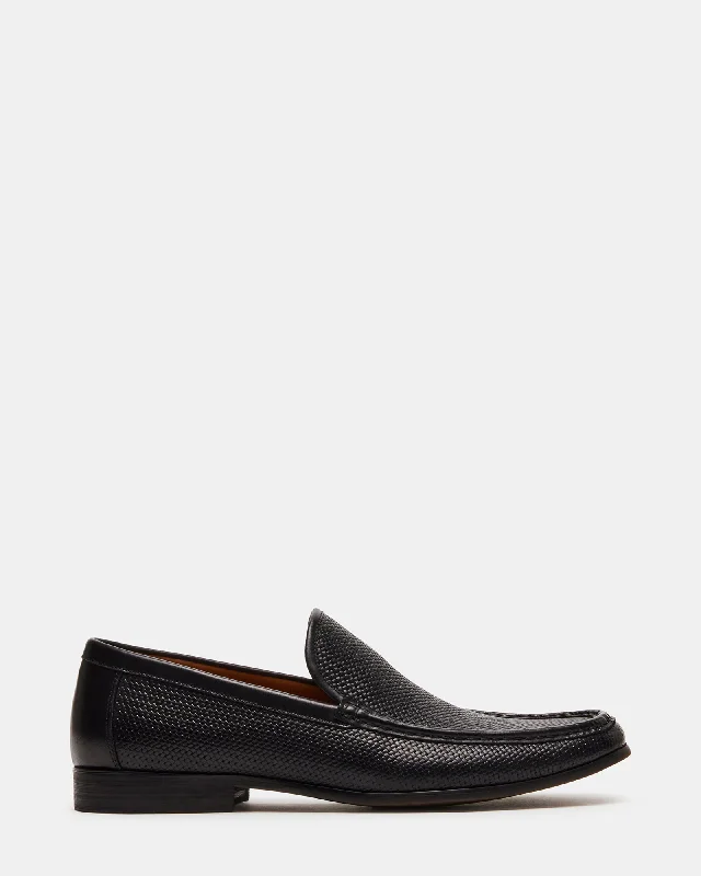 Men's loafers with a smooth leather finish Men's loafers with a smooth leather finish JABRIAN BLACK LEATHER Men's loafers with a smooth leather finish Men's loafers with a smooth leather finish JABRIAN BLACK LEATHER