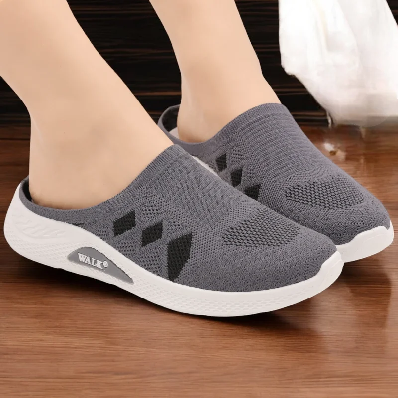 Men's slippers with a memory foam insole QC2437 open back