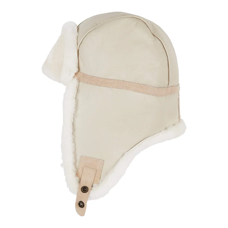 Men's slippers with a memory foam insole WOMEN'S SHEEPSKIN TRAPPER HAT
