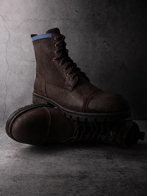 Men's casual shoes with a floral print for a unique style Alberto Torresi Headon Series Devl556 Suede Distress Long Boots For Men Men's casual shoes with a floral print for a unique style Alberto Torresi Headon Series Devl556 Suede Distress Long Boots For Men