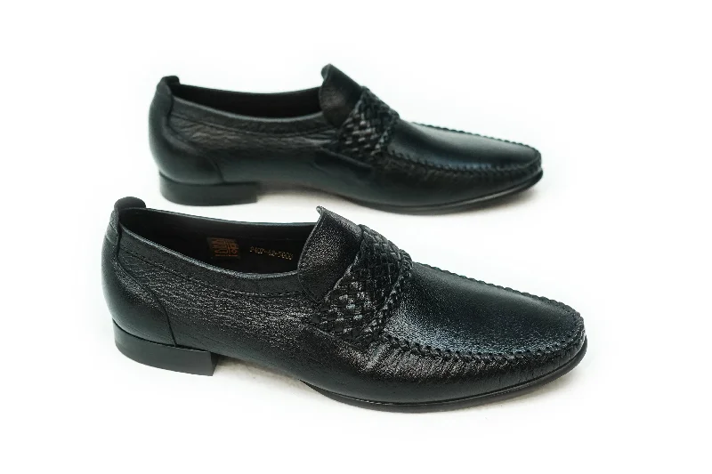 Men's loafers with a cushioned footbed Men's loafers with a cushioned footbed LOGO 9407 BKM Men's loafers with a cushioned footbed Men's loafers with a cushioned footbed LOGO 9407 BKM