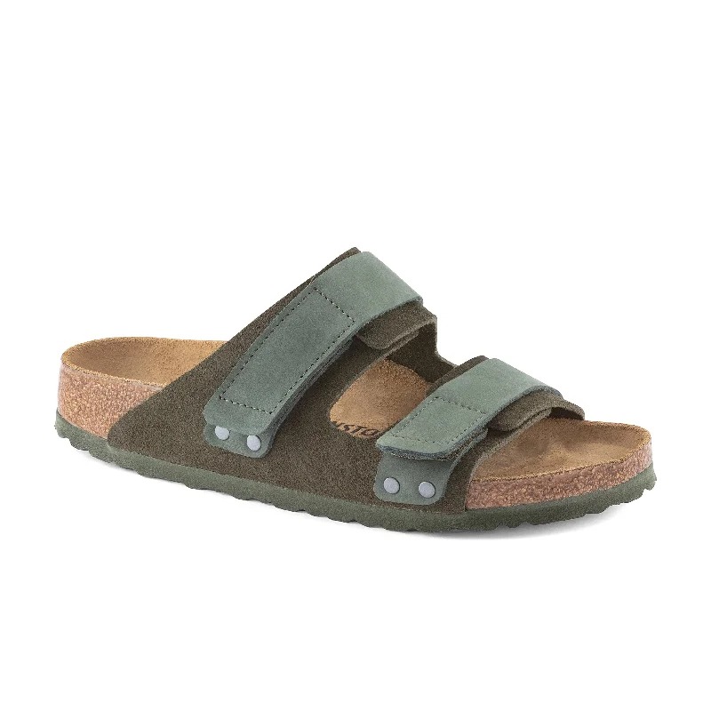 Men's sandals with a wide strap for support Men's sandals with a wide strap for support Uji Thyme Suede Leather Men's sandals with a wide strap for support Men's sandals with a wide strap for support Uji Thyme Suede Leather