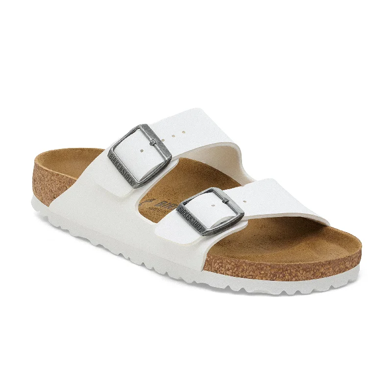 Men's sandals with a shock - absorbing insole Men's sandals with a shock - absorbing insole Arizona White Birko-Flor Men's sandals with a shock - absorbing insole Men's sandals with a shock - absorbing insole Arizona White Birko-Flor