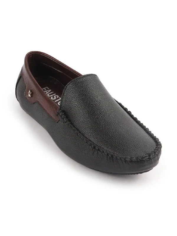Men's casual shoes with a thick sole for added height Men Black Loafers and Mocassins Casual Shoes Men's casual shoes with a thick sole for added height Men Black Loafers and Mocassins Casual Shoes