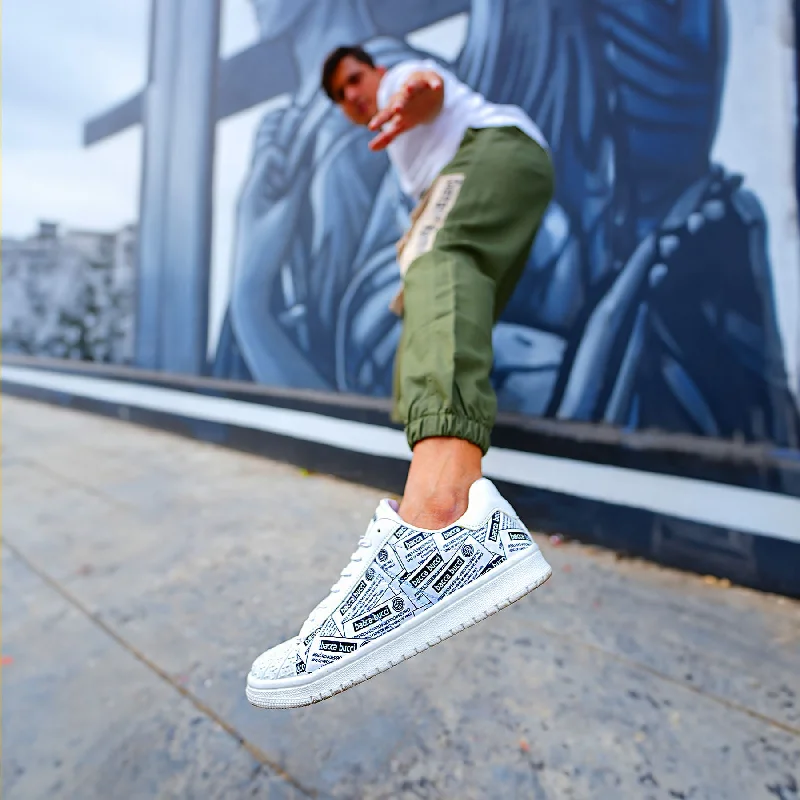 Men's casual shoes with a floral print for a unique style Bacca Bucci Raven