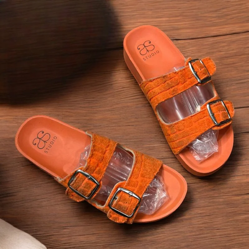 Men's slippers with a shock - absorbing midsole 2 strap slipper