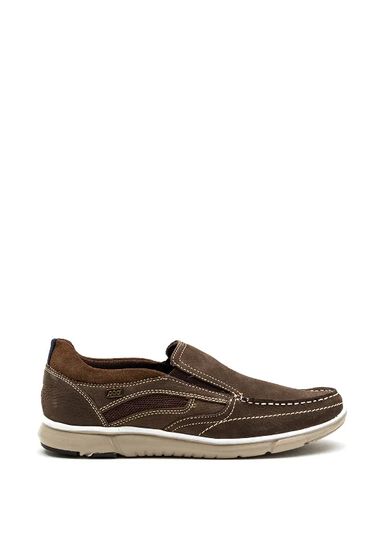 Men's casual shoes with a geometric pattern Paul O Donnell by Pod Track Slip On Shoe, Brown Men's casual shoes with a geometric pattern Paul O Donnell by Pod Track Slip On Shoe, Brown