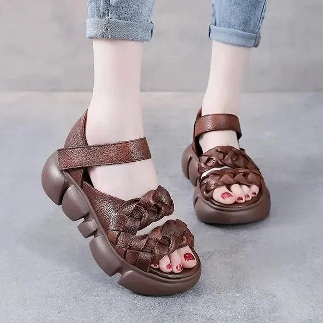 Men's plush slippers with a faux fur lining Nudo2307 comfy sandal