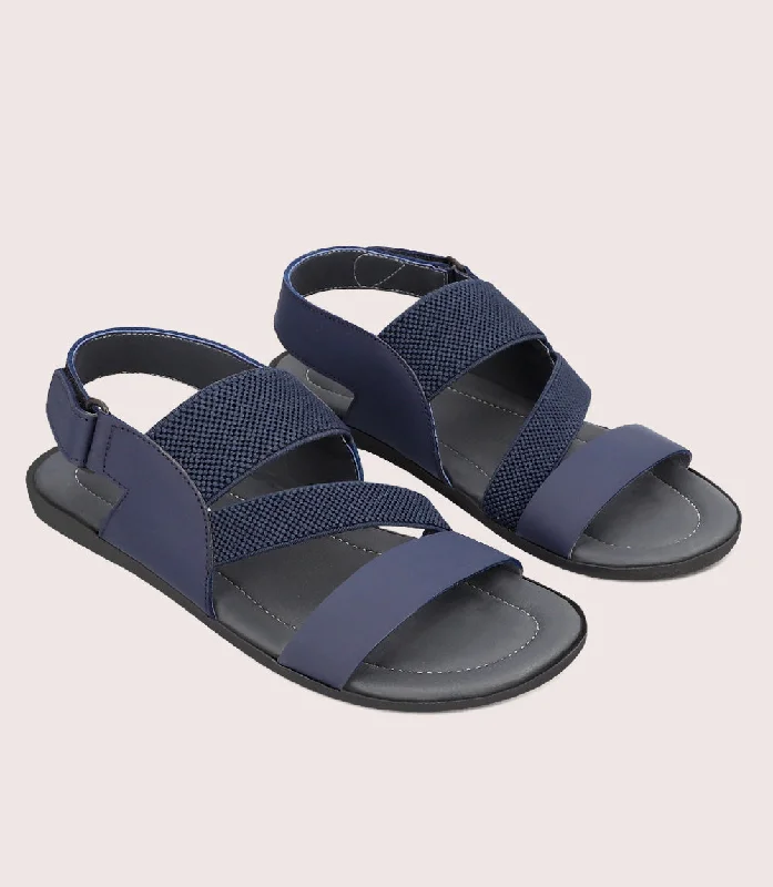 Men's sandals with a perforated leather upper for ventilation Men's sandals with a perforated leather upper for ventilation BM4684-BLUE-Men Sandal Men's sandals with a perforated leather upper for ventilation Men's sandals with a perforated leather upper for ventilation BM4684-BLUE-Men Sandal
