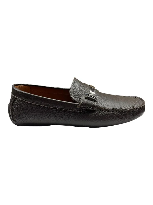 Men's loafers with a low - heeled design Men's loafers with a low - heeled design Bally Drulio 6211256 Men's Brown Grained Leather Loafers Men's loafers with a low - heeled design Men's loafers with a low - heeled design Bally Drulio 6211256 Men's Brown Grained Leather Loafers