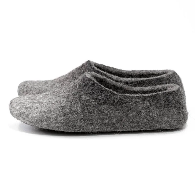 Men's slippers with a rubber sole for outdoor use Men's Clogs slippers - Alpaca Ombre