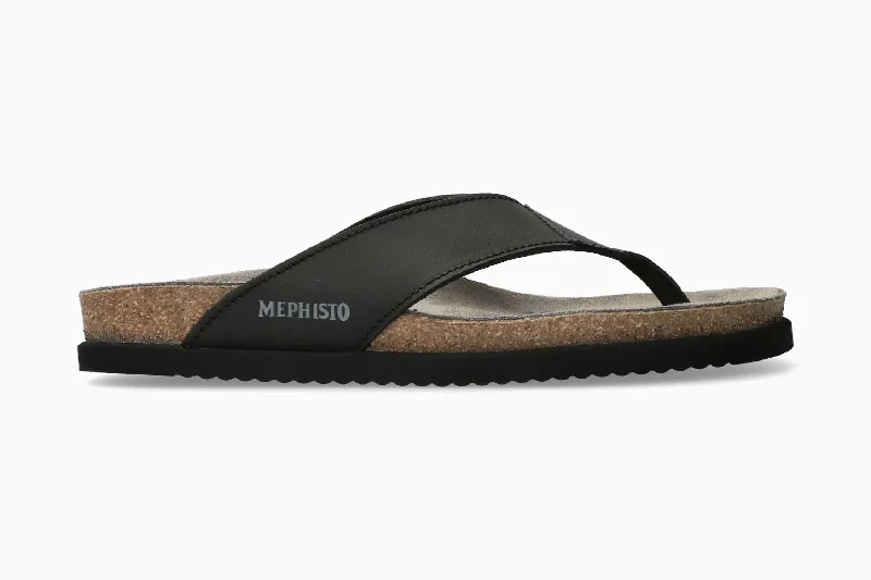 Men's sandals with a perforated leather upper for ventilation Men's sandals with a perforated leather upper for ventilation Natalio - Black Men's sandals with a perforated leather upper for ventilation Men's sandals with a perforated leather upper for ventilation Natalio - Black
