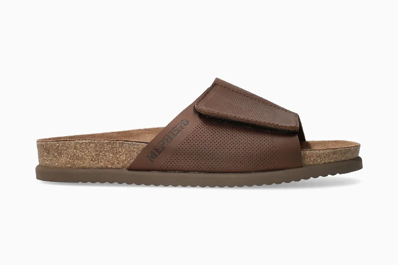 Men's sandals with a toe post design Men's sandals with a toe post design Nilton - Dark Brown Men's sandals with a toe post design Men's sandals with a toe post design Nilton - Dark Brown