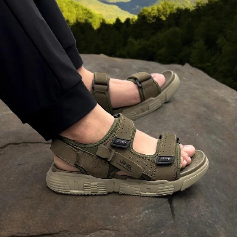 Men's slippers with a breathable fabric upper Jp4268 comfy sandal