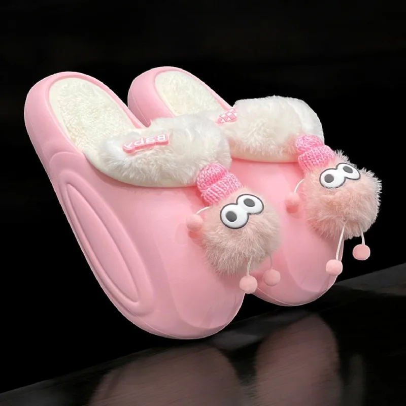 Men's slippers with a decorative pom - pom or tassel M0422 kelita comfy