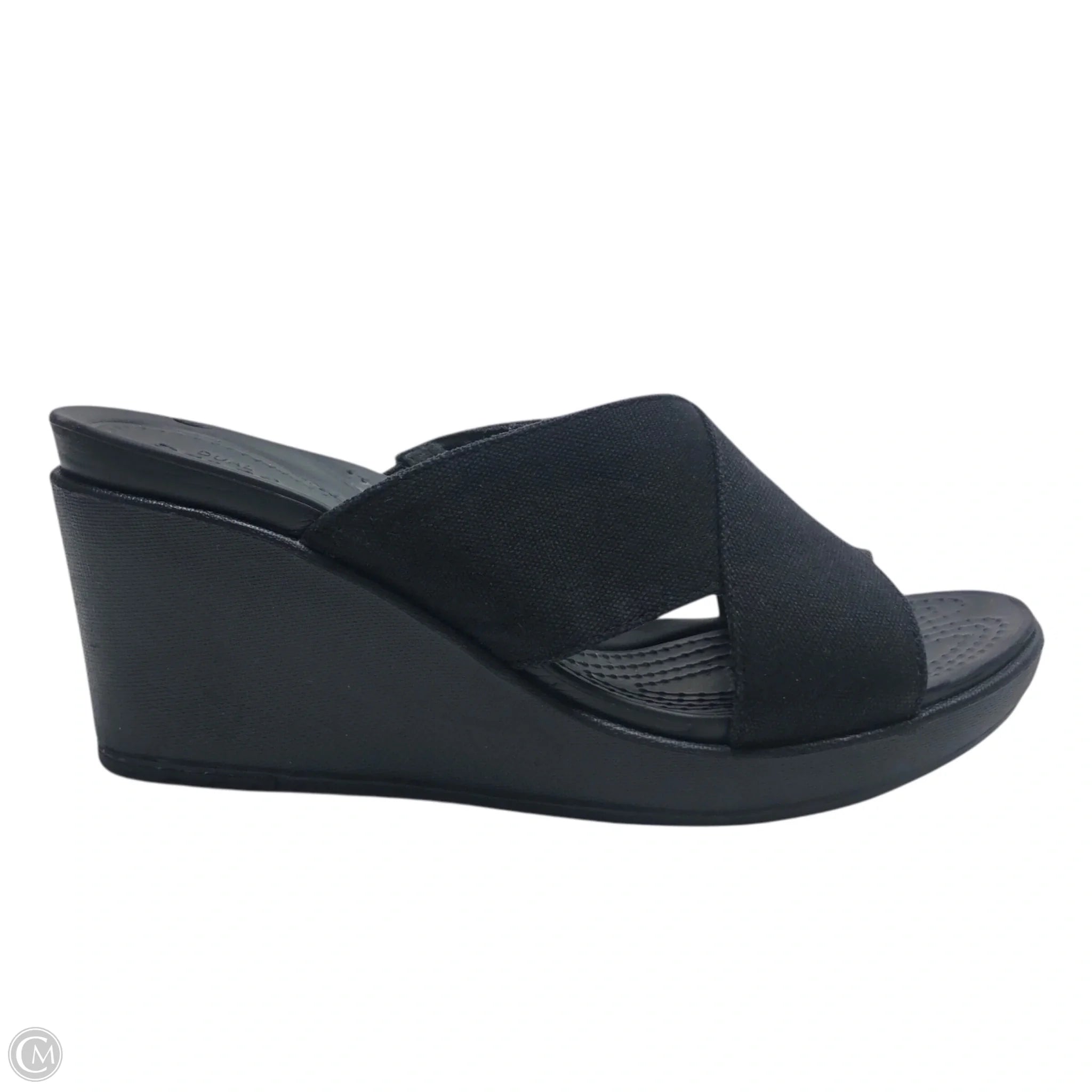 Men's sandals with a padded heel Men's sandals with a padded heel Sandals Heels Wedge By Crocs In Black, Size: 8 Men's sandals with a padded heel Men's sandals with a padded heel Sandals Heels Wedge By Crocs In Black, Size: 8