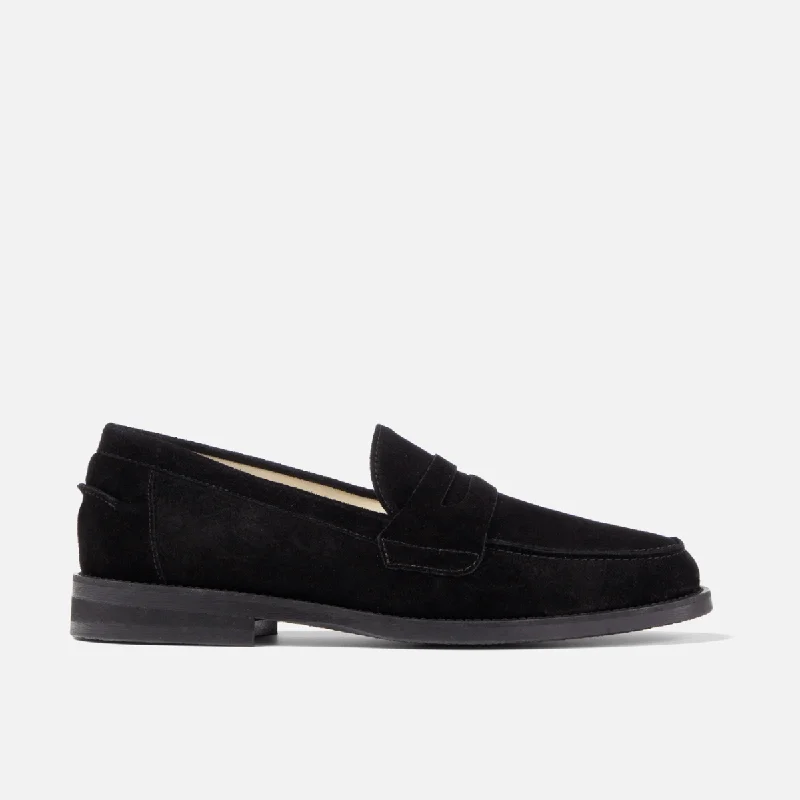 Men's loafers with a removable insole for cleaning Men's loafers with a removable insole for cleaning Wilde Black Suede Penny Loafer - Men's Men's loafers with a removable insole for cleaning Men's loafers with a removable insole for cleaning Wilde Black Suede Penny Loafer - Men's