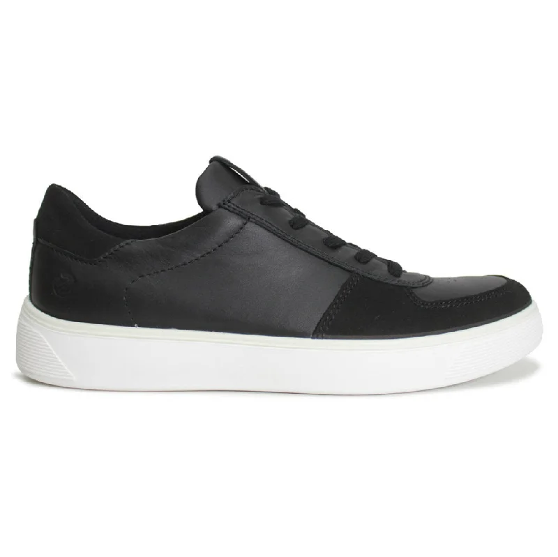 Men's casual sneakers with a mesh upper Ecco Street Tray Nubuck Leather Men's Low Profile Shoes Men's casual sneakers with a mesh upper Ecco Street Tray Nubuck Leather Men's Low Profile Shoes
