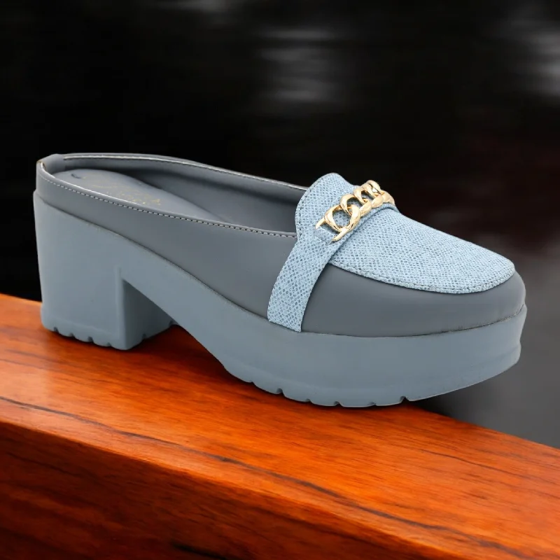 Men's plush slippers with a faux fur lining M0478 open back
