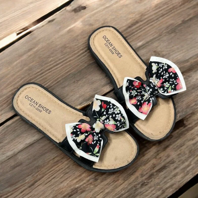 Men's slippers with a soft, flexible sole Bow slipper