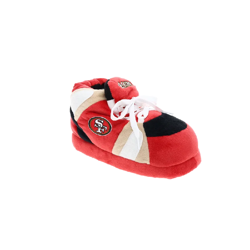Men's slippers with a logo patch on the side San Francisco 49ers Slippers