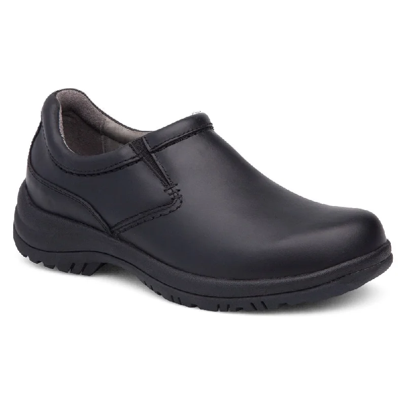 Men's casual sneakers with a mesh upper Dansko Men's Wynn Black Smooth