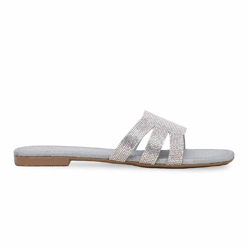 Men's slippers with a non - slip outsole for safety Sky Blue Fancy Slipper FN7878