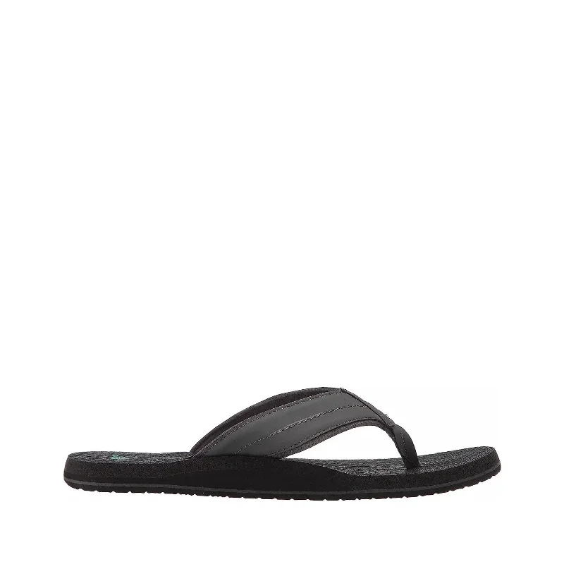 Men's sandals with a removable insole for cleaning Men's sandals with a removable insole for cleaning Men's Shoes Sanuk BEER COZY 2 Casual Flip Flop Sandals SMS10868 CHARCOAL