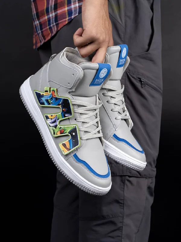 Men's casual shoes with a low - profile design Bacca Bucci High-Top PATCH-PLAY Men's Sneakers Men's casual shoes with a low - profile design Bacca Bucci High-Top PATCH-PLAY Men's Sneakers