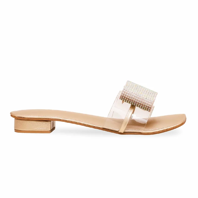 Men's slippers with a decorative pom - pom or tassel Golden Fancy Slipper FN7874