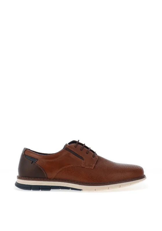 Men's casual shoes with a thick sole for added height Brent Normandy Casual Shoes, Cognac Men's casual shoes with a thick sole for added height Brent Normandy Casual Shoes, Cognac