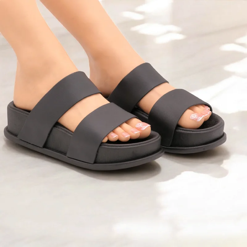 Men's slippers with a soft, flexible sole Melina 2 strap comfy