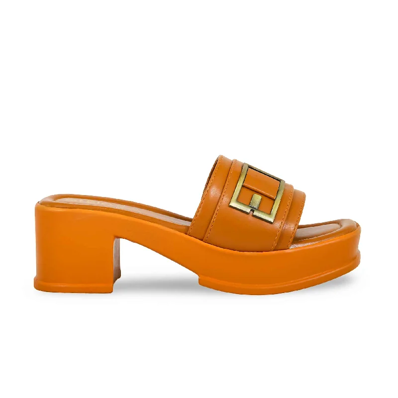 Men's slippers with a soft, flexible sole Mustard Formal Slipper PU0526