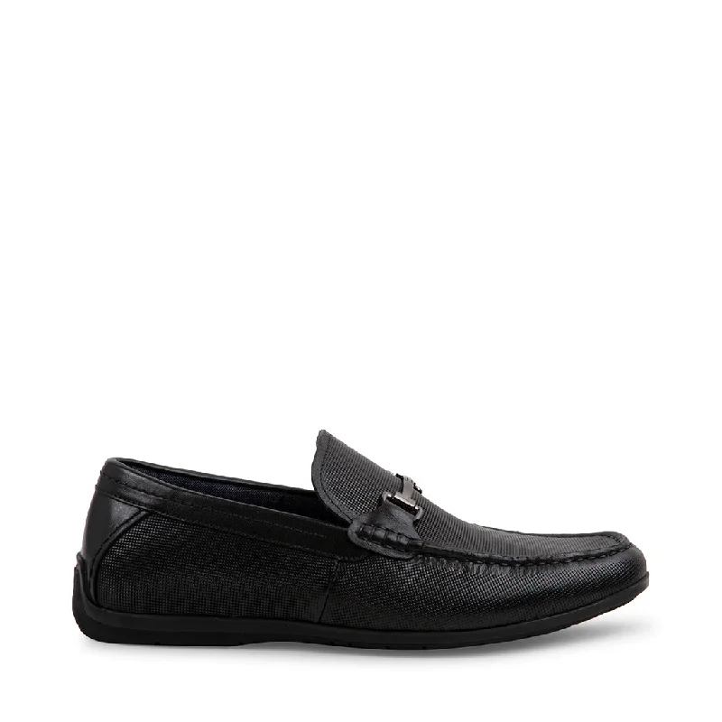 Men's loafers with a smooth leather finish Men's loafers with a smooth leather finish KYSON BLACK LEATHER Men's loafers with a smooth leather finish Men's loafers with a smooth leather finish KYSON BLACK LEATHER