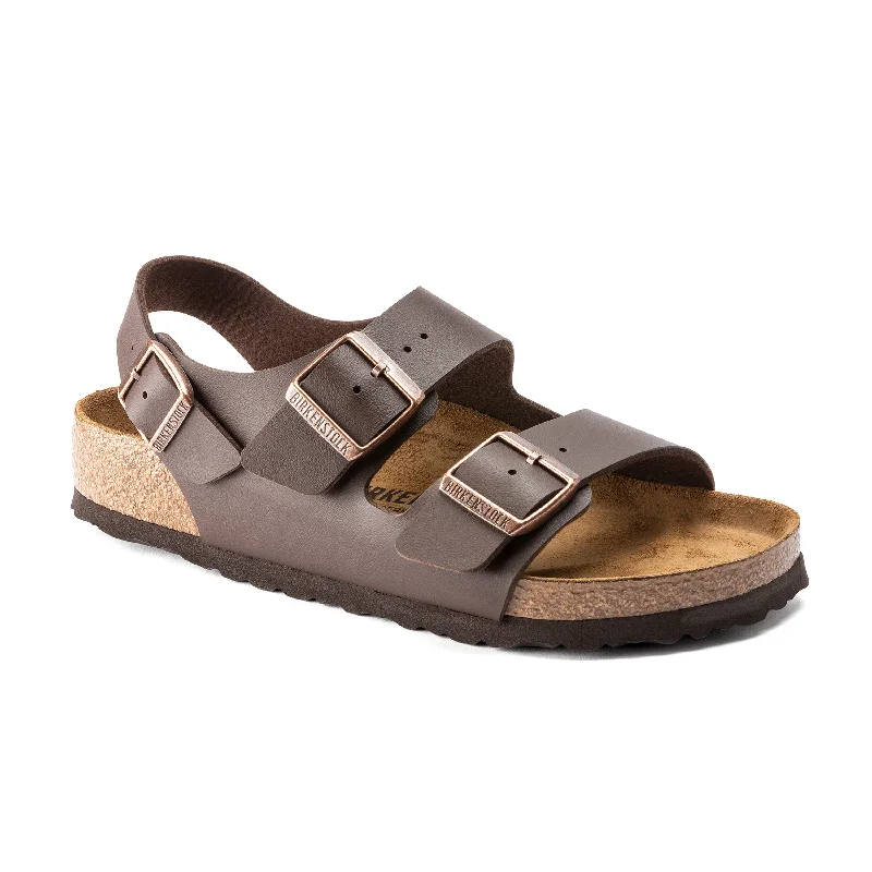 Flip - flop style men's sandals for beach wear Flip - flop style men's sandals for beach wear Milano Dark Brown Birko-Flor Flip - flop style men's sandals for beach wear Flip - flop style men's sandals for beach wear Milano Dark Brown Birko-Flor